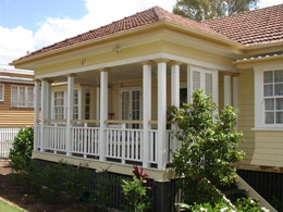 Uanda restored front verandah